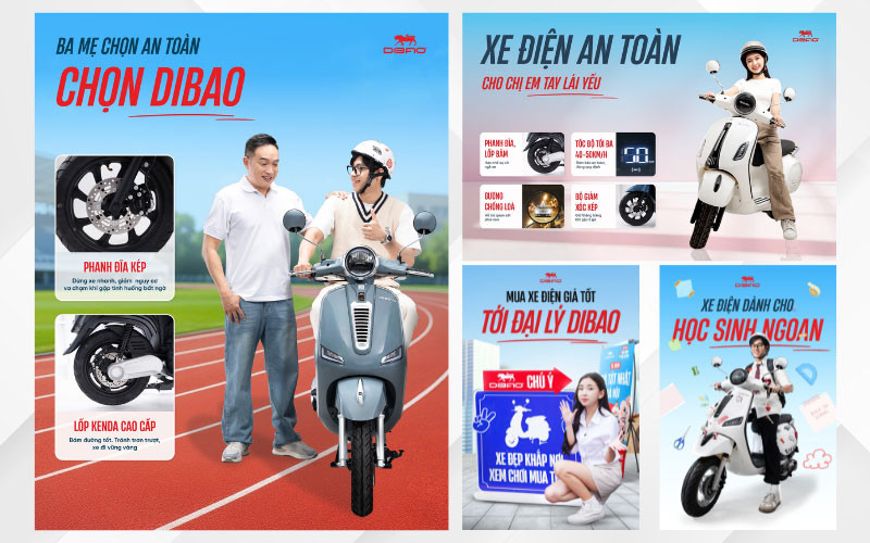 Tham khảo ngay các dòng xe máy điện chính hãng ngay tại Dibao